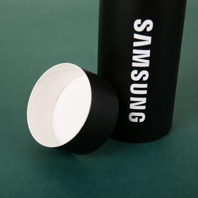 Cardboard Cylinder Composite Paper Can Food Grade CMYK Printing 2