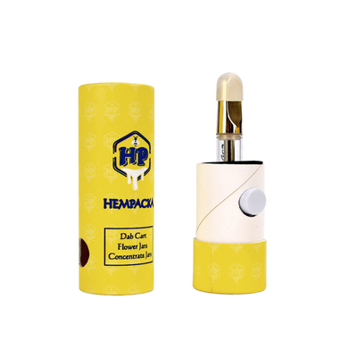 Biodegradable Child Resistant Paper Tube For Vape Cartridges Childproof Packaging
