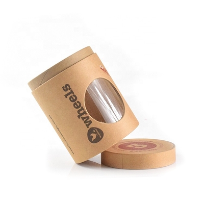 Biodegradable Cardboard Box With Plastic Window Glossy Laminated Multifunction