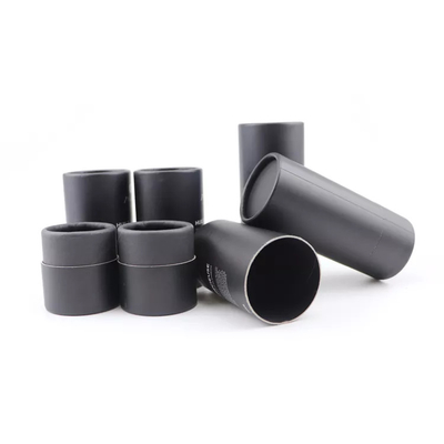 Black Cardboard Tube Boxes for Essential Oil Dropper Bottles Cosmetic Packaging Tubes