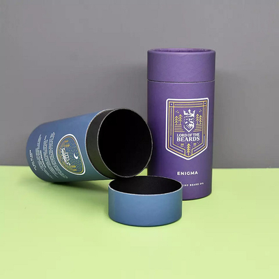 Custom Printed Cardboard Cosmetic Packaging Tubes Eco For Essential Oil