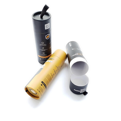 CMYK Cardboard Tubes For Packaging Debossed Cylinder OEM Available