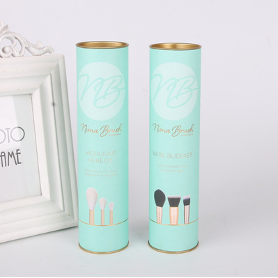OEM Cosmetic Paper Tube Packaging Embossed Velvet Pillow Inserted