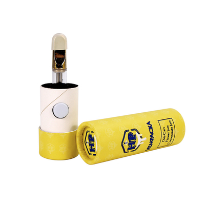 Biodegradable Child Resistant Paper Tube For Vape Cartridges Childproof Packaging