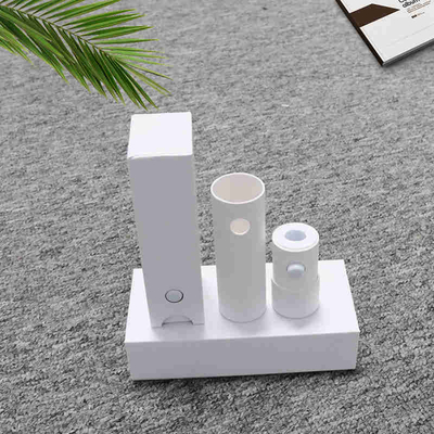 Disposable Child Resistant Paper Tube White Cardboard Tube Customize LOGO Safety Lock Vape Cylinder