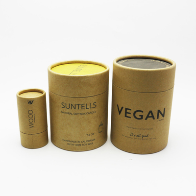 Debossed Paper Tube Pen Holder , Embossed Cardboard Packaging Cylinders